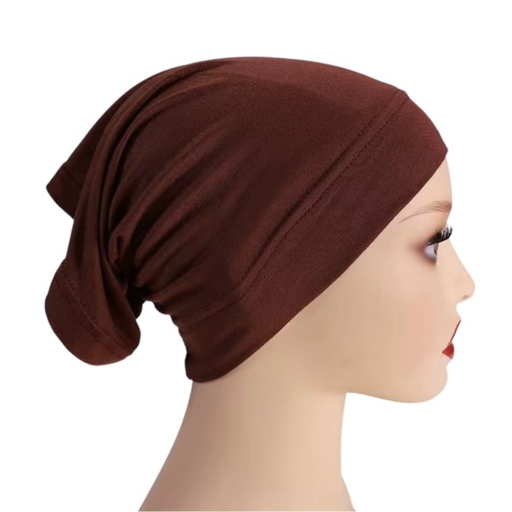 Brown hijab cap Standard hijab undercaps tube underscarf hijab bonnet hijab caps